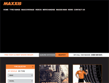 Tablet Screenshot of maxxistyres.com.au
